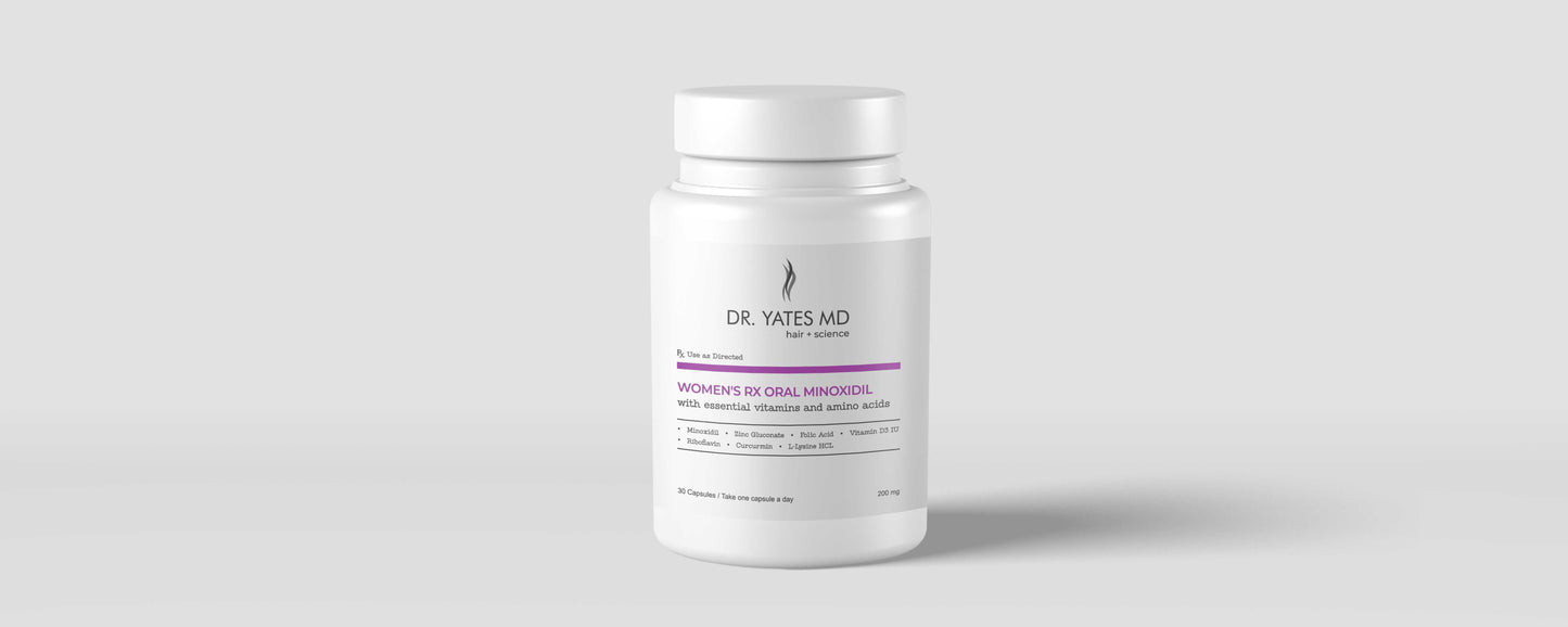 Women's RX Oral Minoxidil with essential vitamins and amino acids